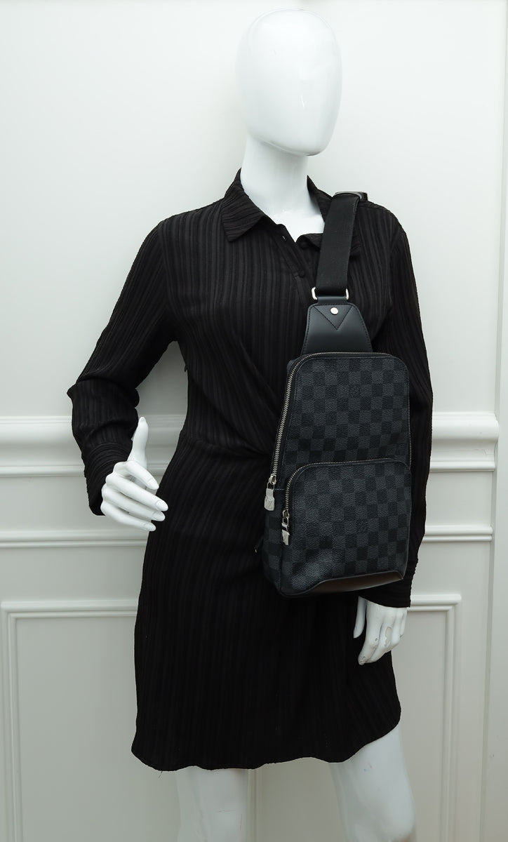 Louis Vuitton Bicolor Graphite Avenue Sling NM Bag
