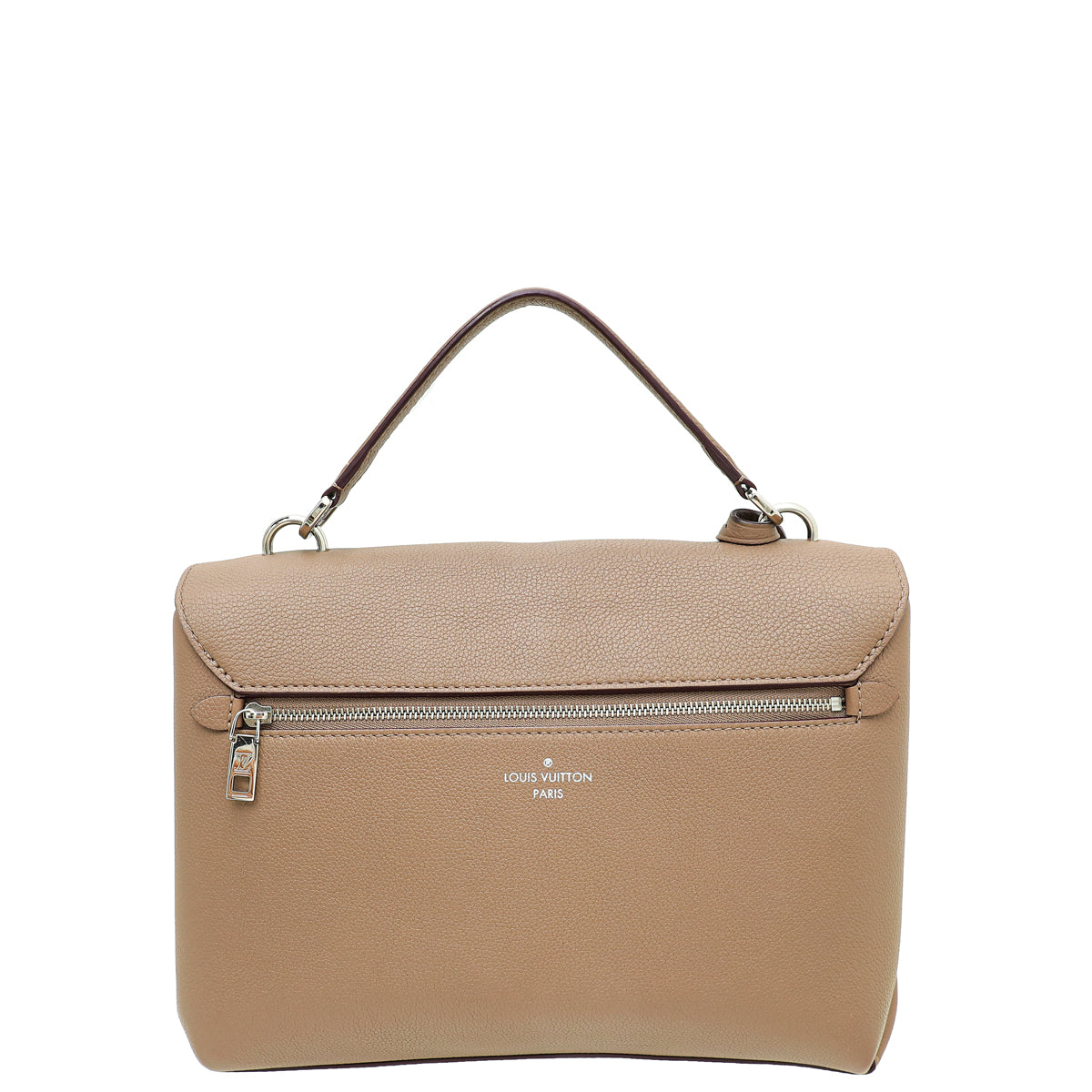 Louis Vuitton Taupe Glace Mylockme Satchel Top Handle Bag-Louis Vuitton-THE CLOSET
