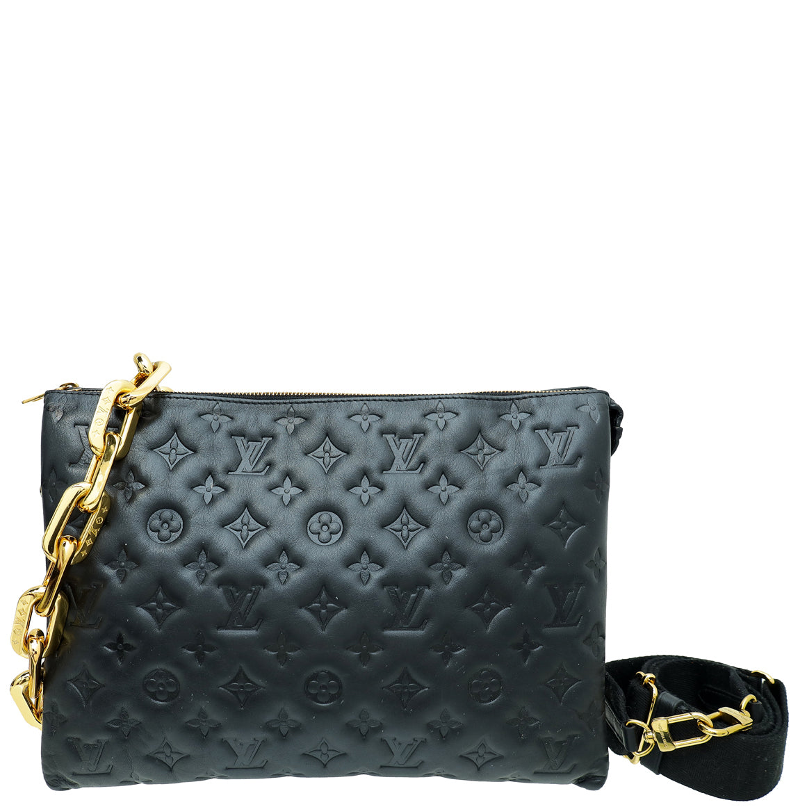 Louis Vuitton Noir Coussin MM Puffy Bag-Louis Vuitton-THE CLOSET