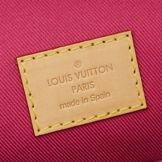 Louis Vuitton Bicolor Monogram Cluny BB Bag W/ SH initials