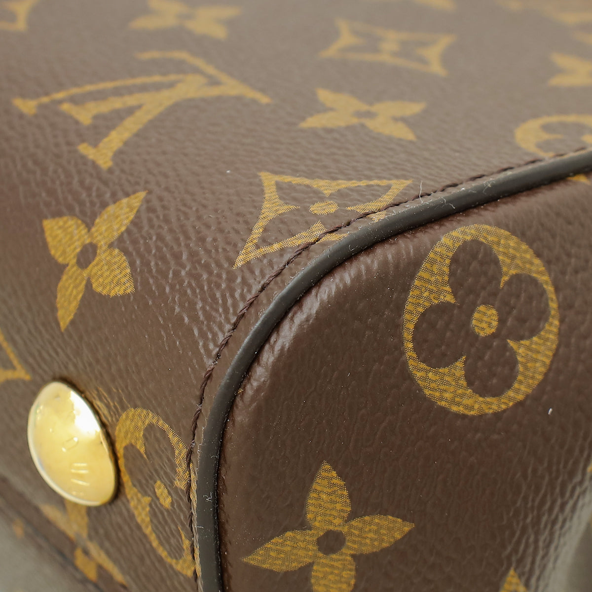 Louis Vuitton Bicolor Monogram Cluny BB Bag W/ SH initials