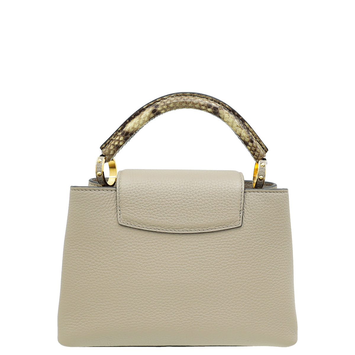 Louis Vuitton Beige Capucines BB Python Handle Bag-Louis Vuitton-THE CLOSET