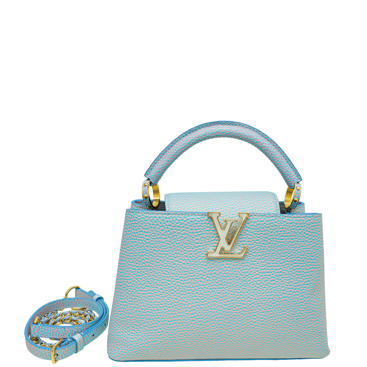 Louis Vuitton Lilas Taurillon Summer Stardust Capucines BB Bag