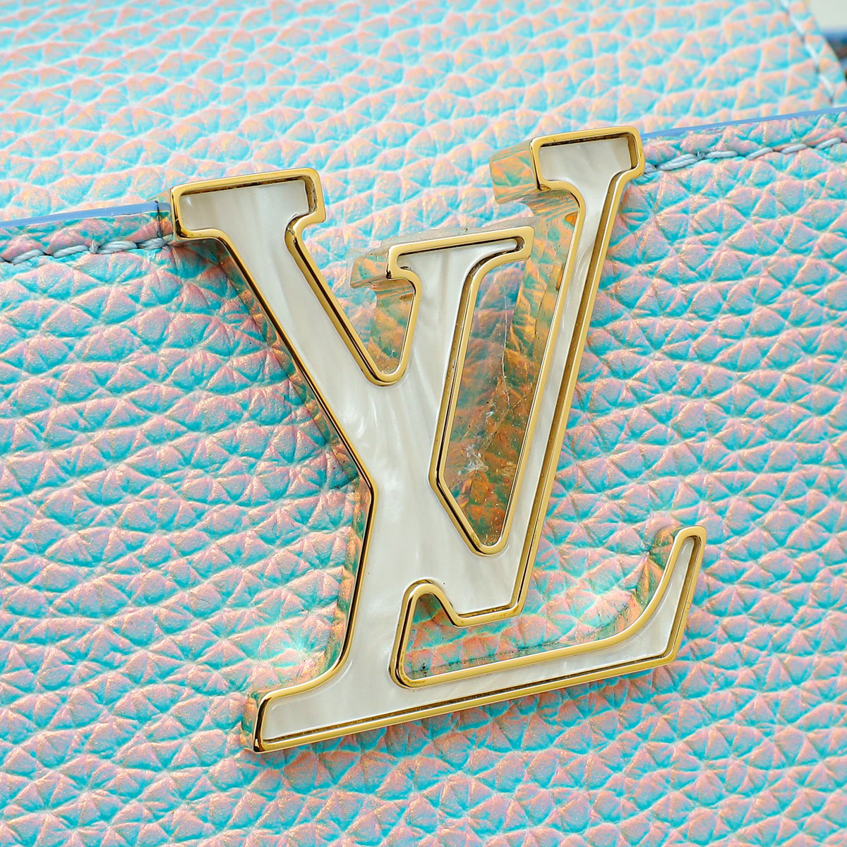 Louis Vuitton Lilas Taurillon Summer Stardust Capucines BB Bag