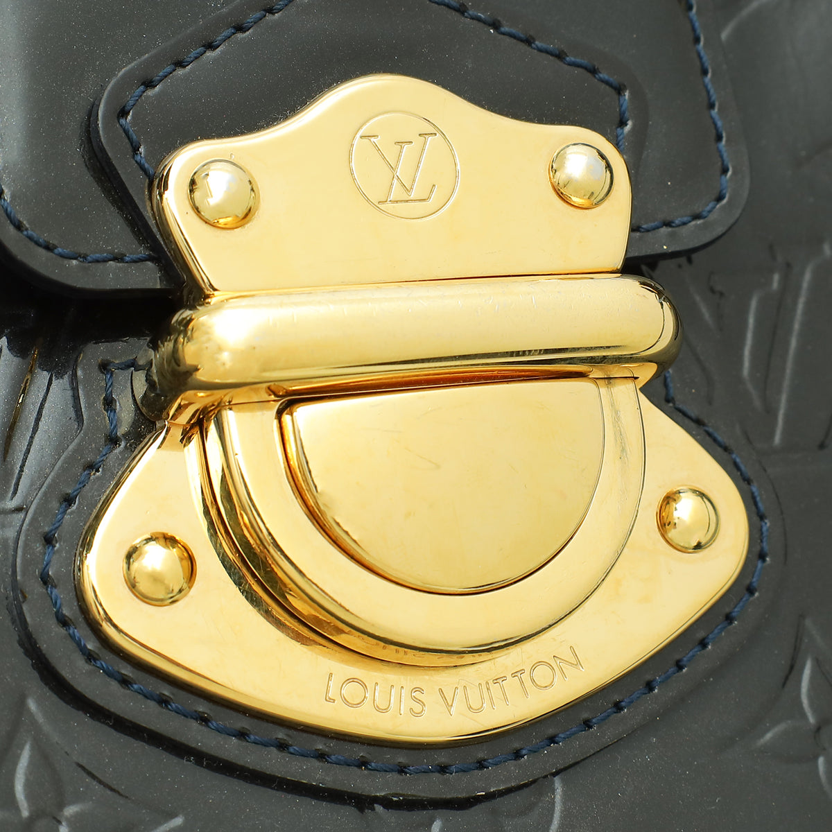 Louis Vuitton Blue Infini Monogram Vernis Melrose Avenue Bag