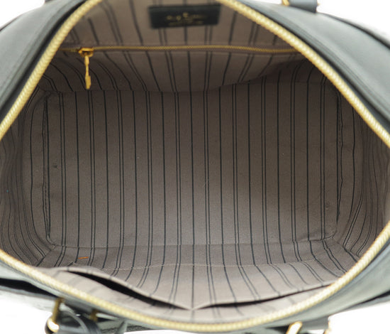 Louis Vuitton Black Monogram Empreinte Speedy Bandouliere 30 Bag