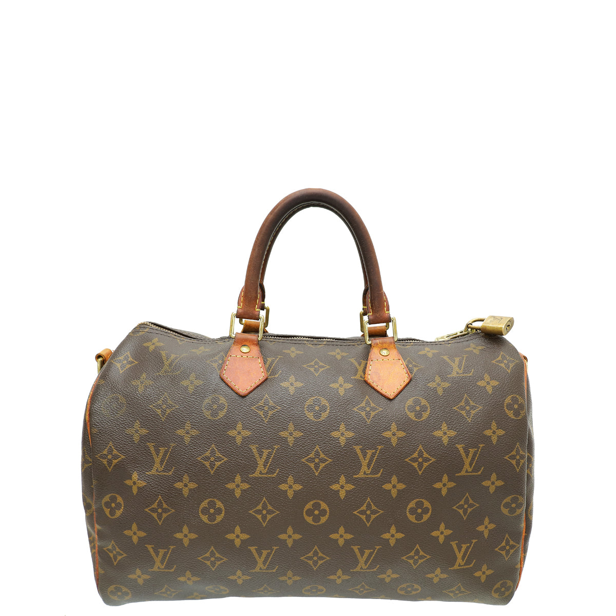 Louis Vuitton Brown Monogram Speedy Bandouliere 35 Bag-Louis Vuitton-THE CLOSET