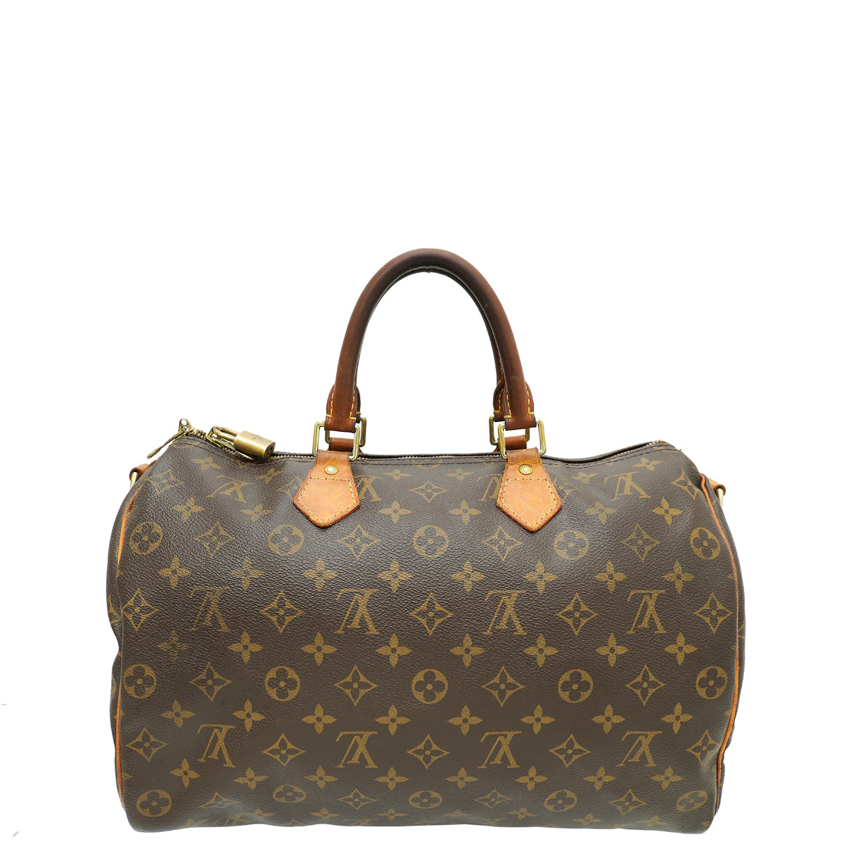 Louis Vuitton Brown Monogram Speedy Bandouliere 35 Bag-Louis Vuitton-THE CLOSET