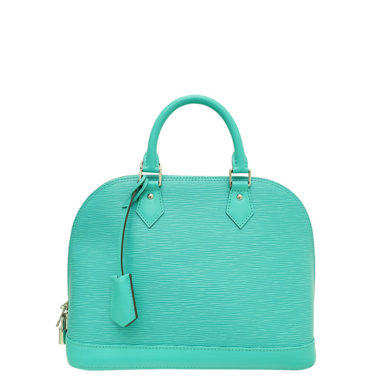 Louis Vuitton Turquoise Alma PM Bag