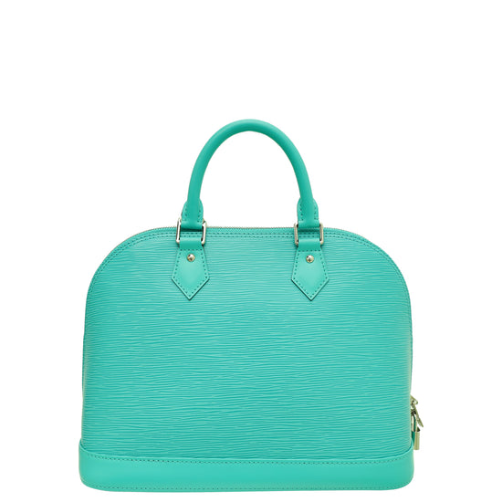 Louis Vuitton Turquoise Alma PM Bag