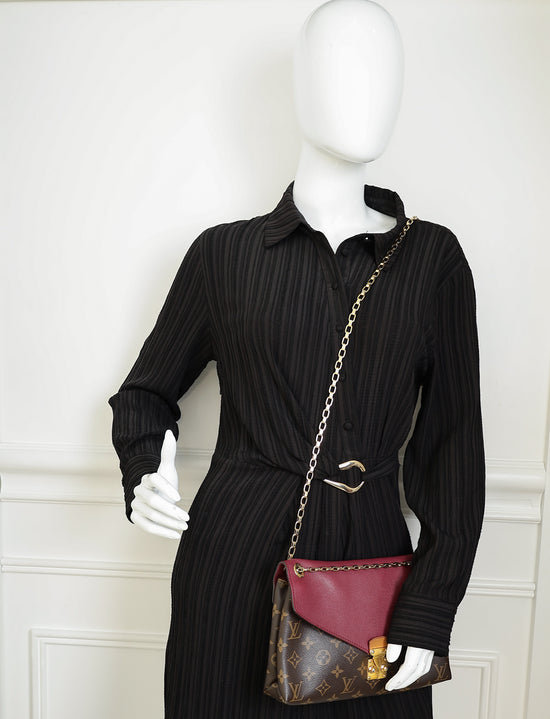 Louis Vuitton Bicolor Monogram Pallas Chain Bag