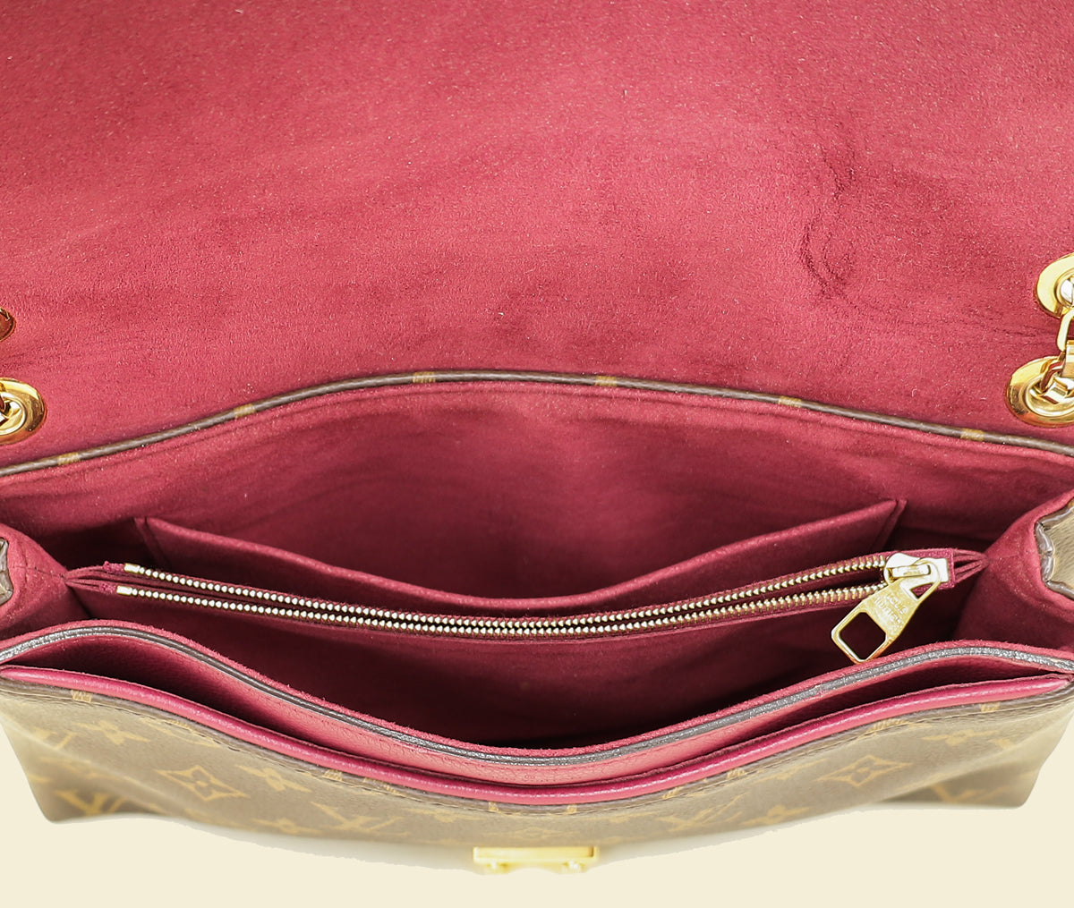 Louis Vuitton Bicolor Monogram Pallas Chain Bag