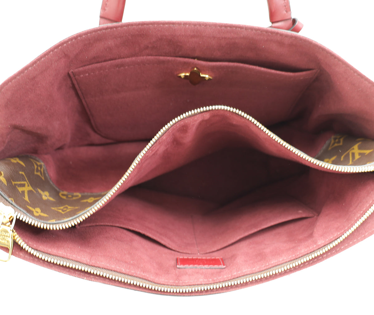 Louis Vuitton Monogram Bordeaux Flower Zipped Shoulder Bag