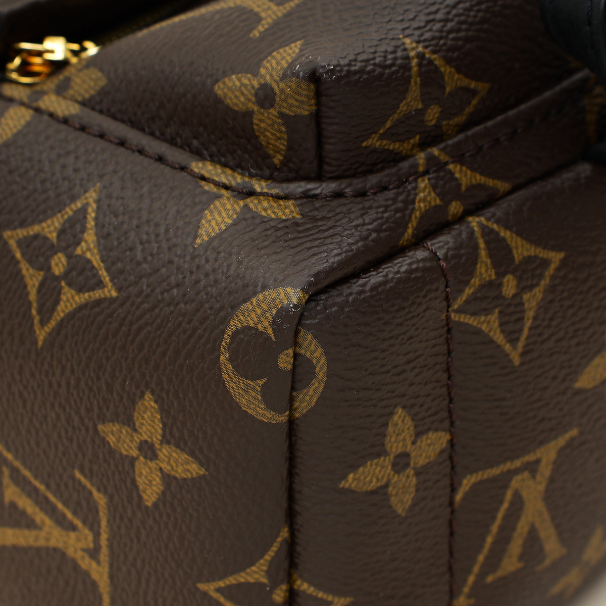 Louis Vuitton Brown Monogram Palm Springs Mini Bag-Louis Vuitton-THE CLOSET