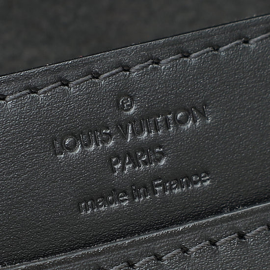 Louis Vuitton Black Louise Matte Chain Clutch-Louis Vuitton-THE CLOSET