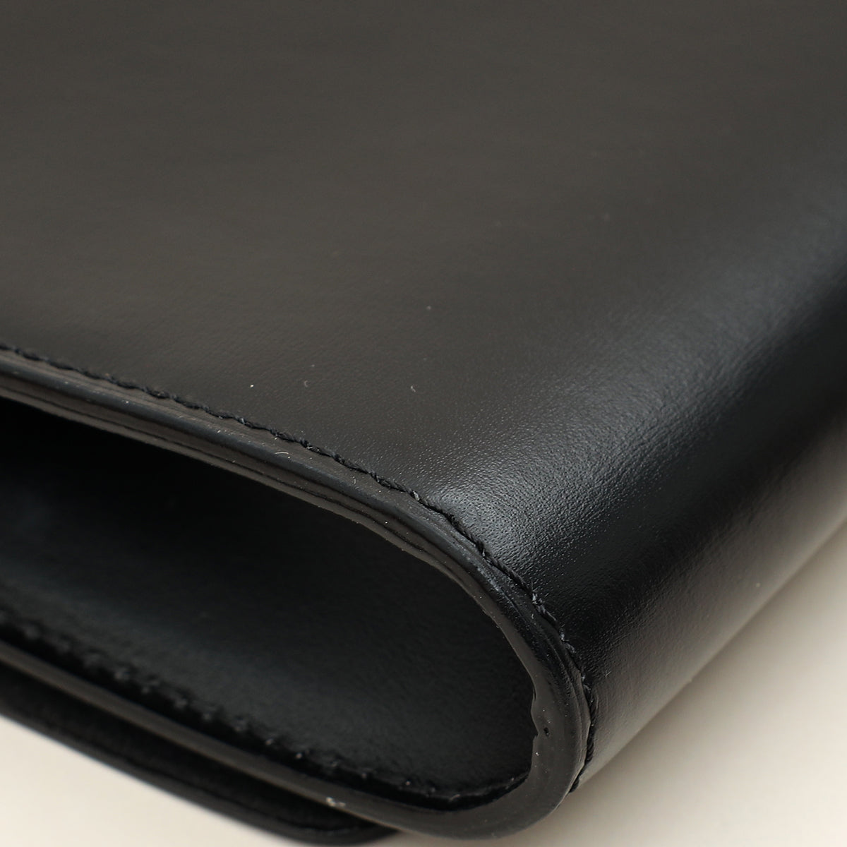 Louis Vuitton Black Louise Matte Chain Clutch-Louis Vuitton-THE CLOSET