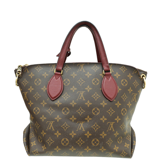 Louis Vuitton Monogram Bordeaux Flower Zipped MM Shoulder Bag