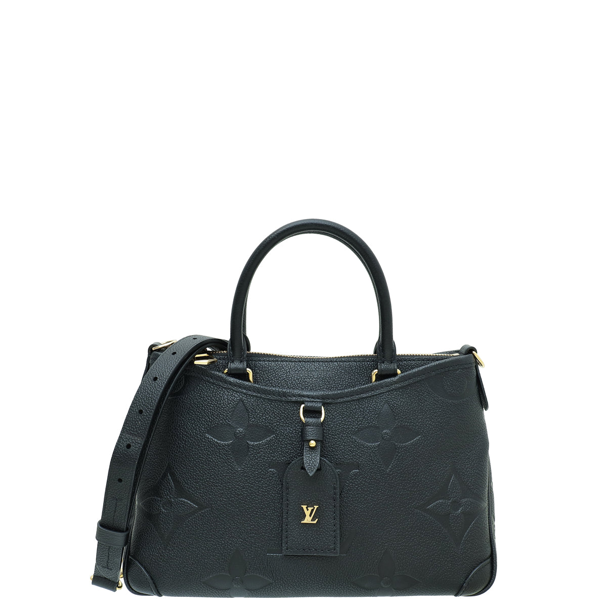 Louis Vuitton Noir Monogram Empreinte Giant Trianon PM Bag-Louis Vuitton-THE CLOSET