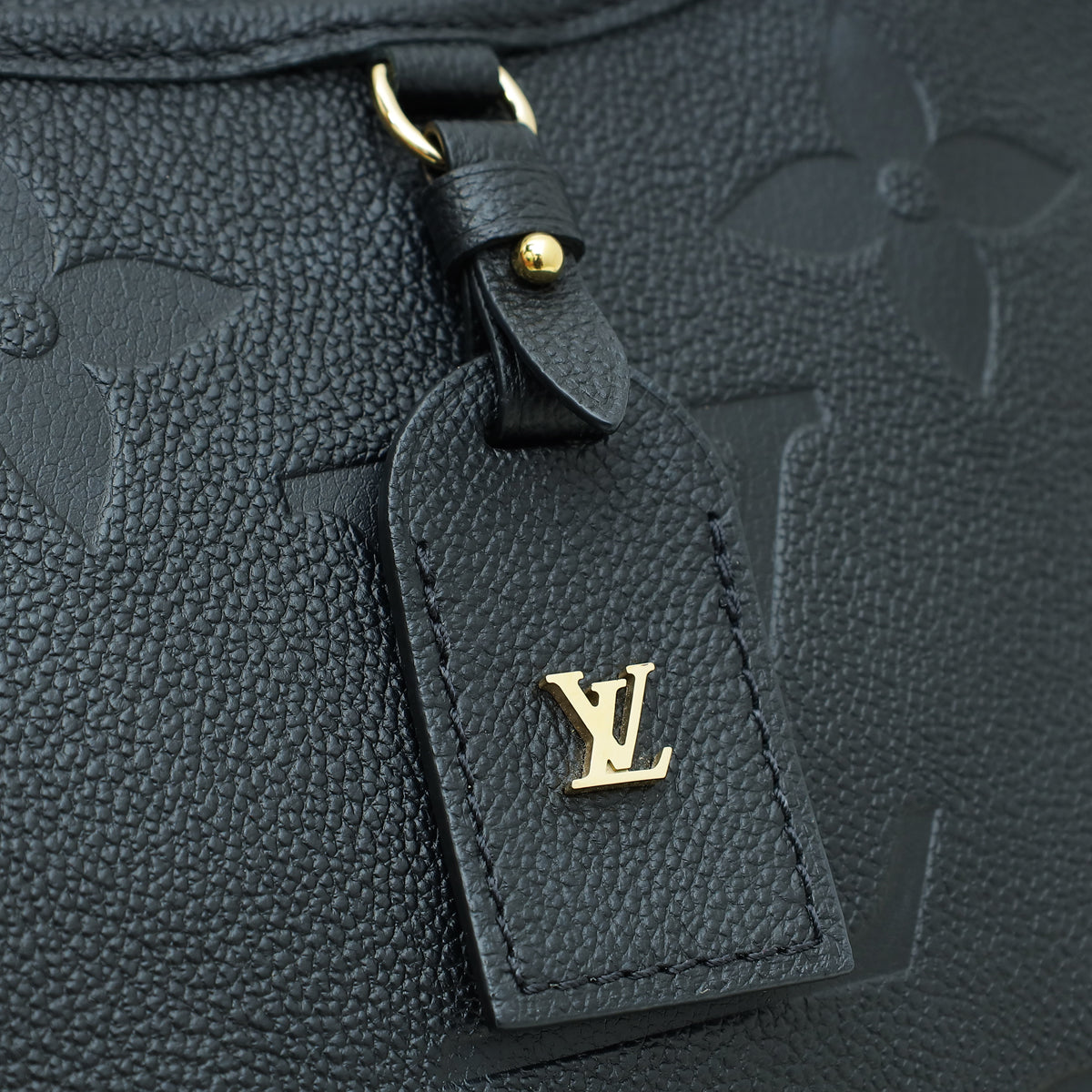 Louis Vuitton Noir Monogram Empreinte Giant Trianon PM Bag