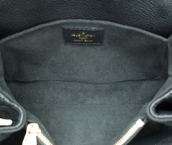 Louis Vuitton Black Monogram Empreinte Pochette Metis East West Bag