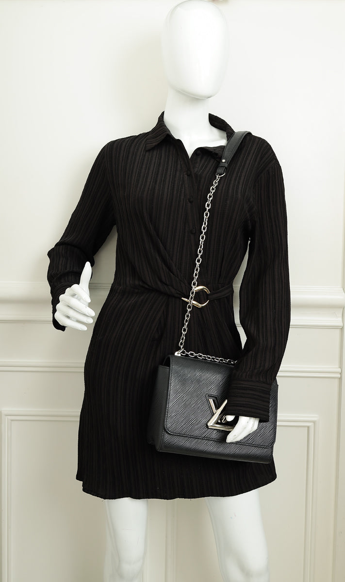 Louis Vuitton Black Twist MM Bag-Louis Vuitton-THE CLOSET