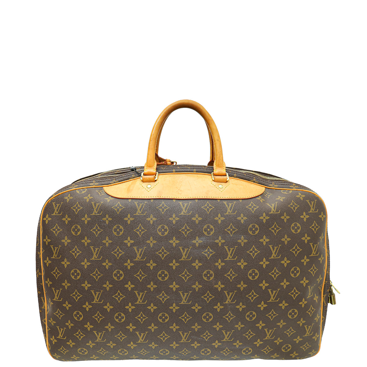 Louis Vuitton Brown Monogram Alize 2 Poche Soft Suitcase-Louis Vuitton-THE CLOSET