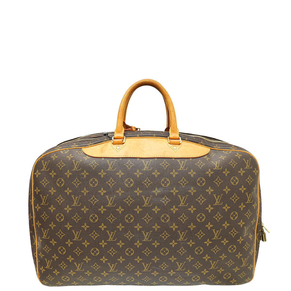Louis Vuitton Brown Monogram Alize 2 Poche Soft Suitcase