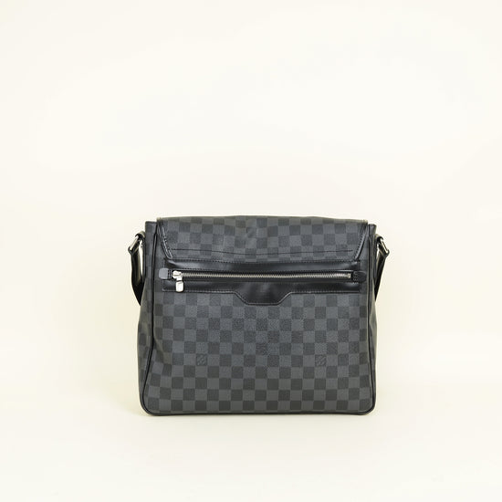 Louis Vuitton Black Damier Graphite Daniel MM Messenger Bag