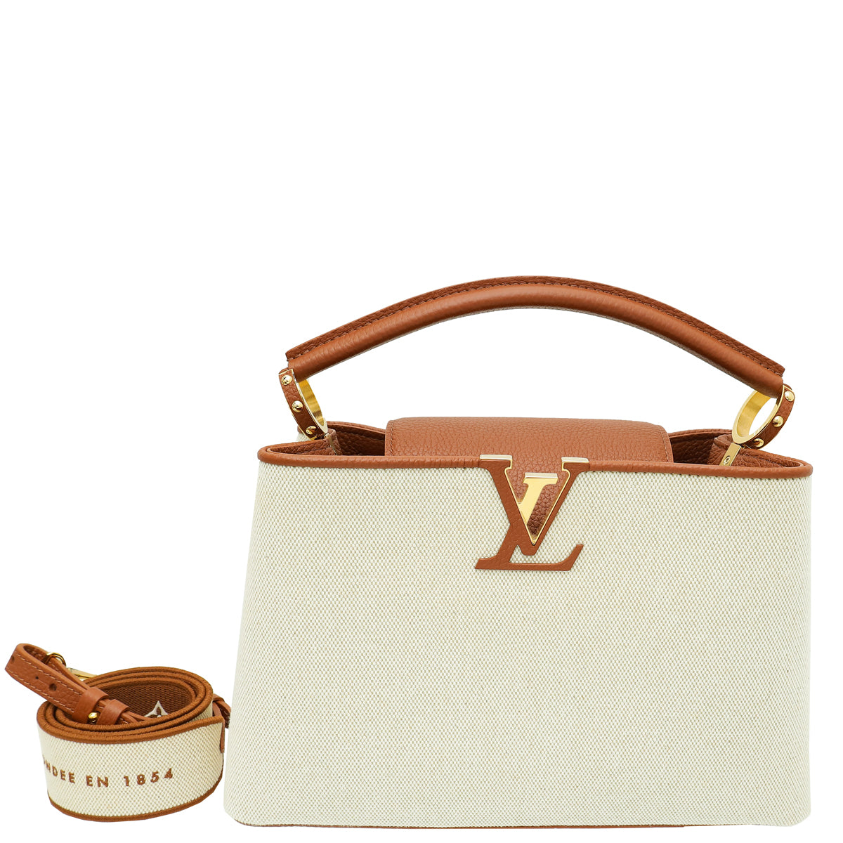 Louis Vuitton Bicolor Taurillon Capucines MM Bag-Louis Vuitton-THE CLOSET