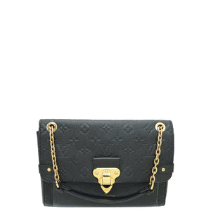 حقيبة لويس فويتون سوداء Monogram Empreinte Vavin PM 
