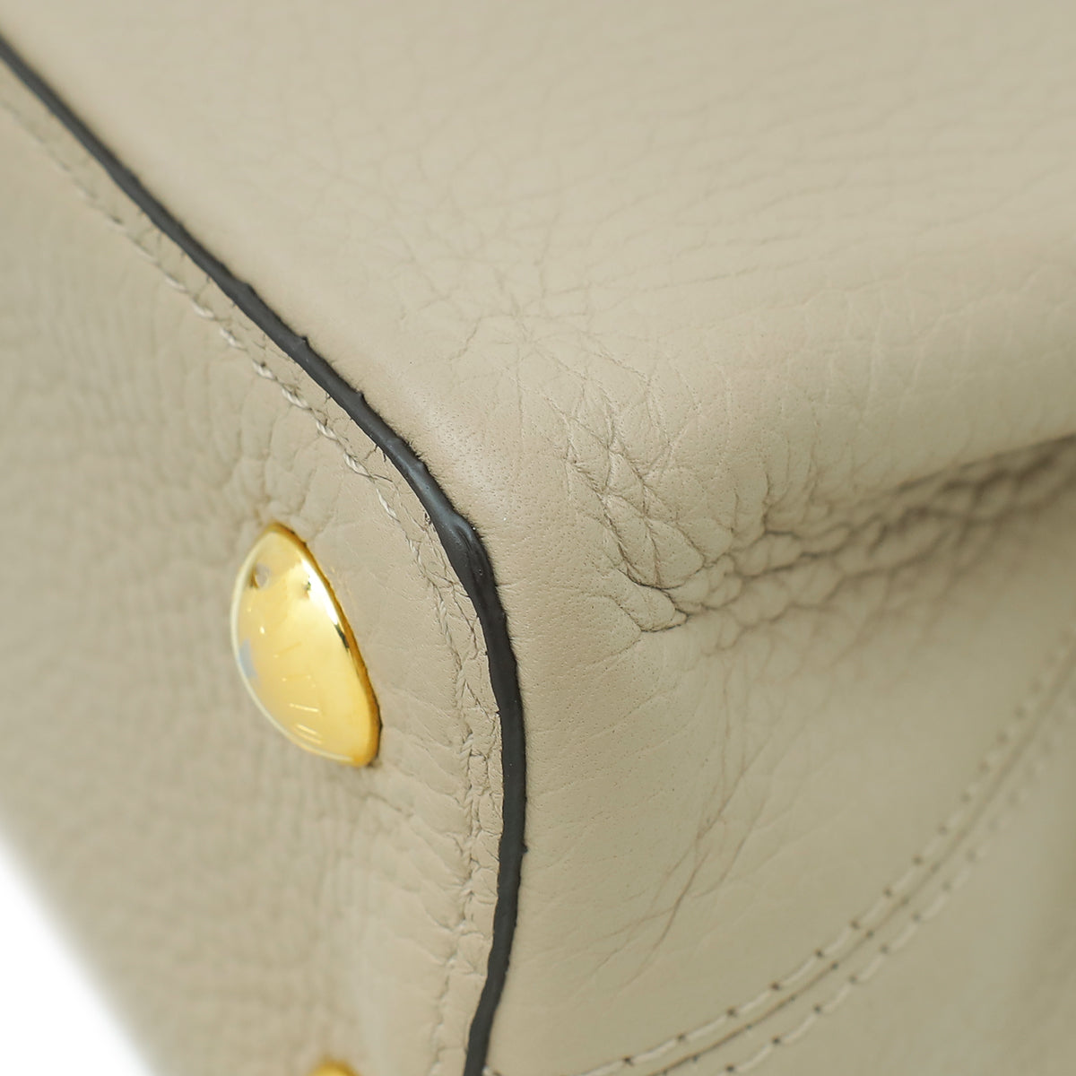Louis Vuitton Galet Capucines BB Python Handle Bag