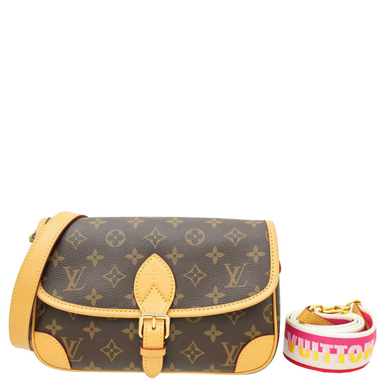 Louis Vuitton Bicolor Monogram Diane Satchel Bag