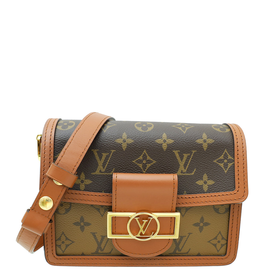 Louis Vuitton Monogram Reverse Dauphine Mini Bag-Louis Vuitton-THE CLOSET