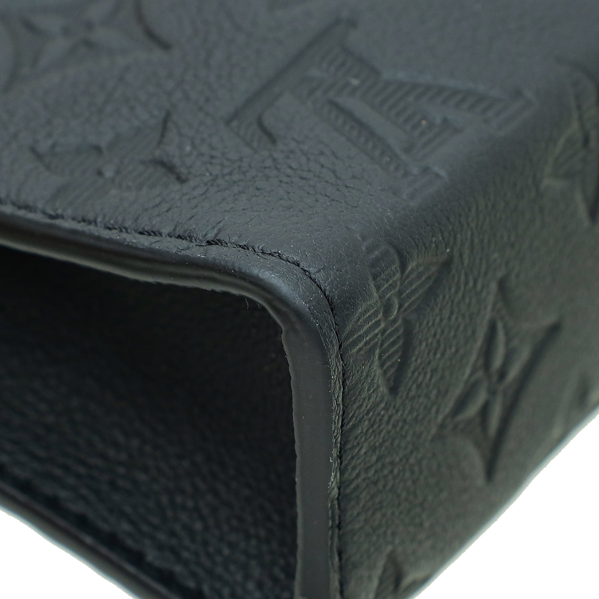 Louis Vuitton Black Monogram Shadow Embossed Gaston Wearable Wallet