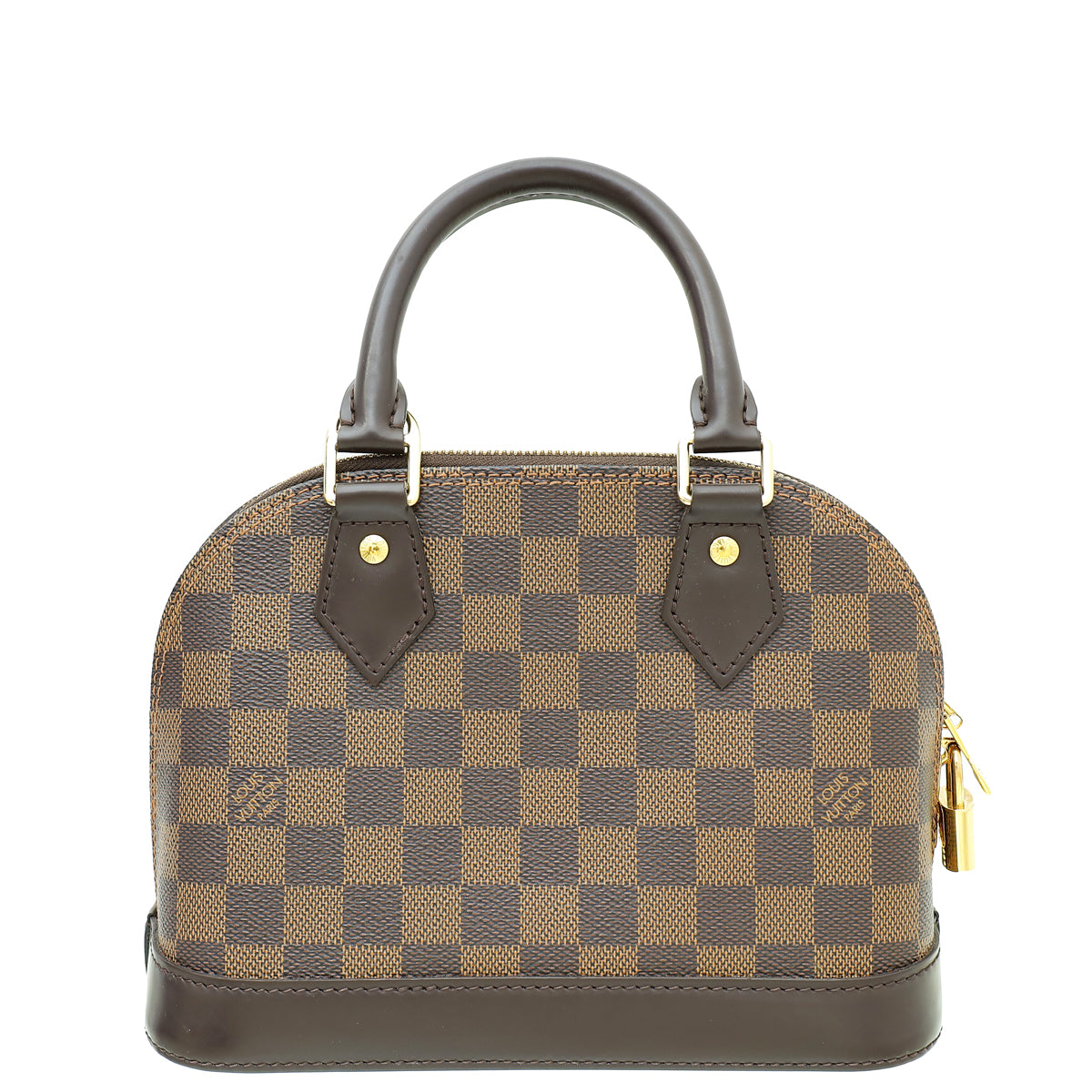 Louis Vuitton Damier Ebene Alma BB Bag/W/K.M INITIAL-Louis Vuitton-THE CLOSET