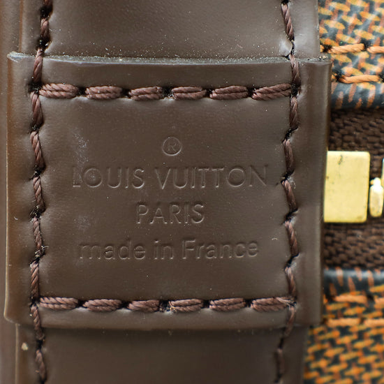 Louis Vuitton Damier Ebene Alma BB Bag/W/K.M INITIAL