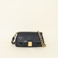 Louis Vuitton Black Monogram Empreinte Favorite NV Bag