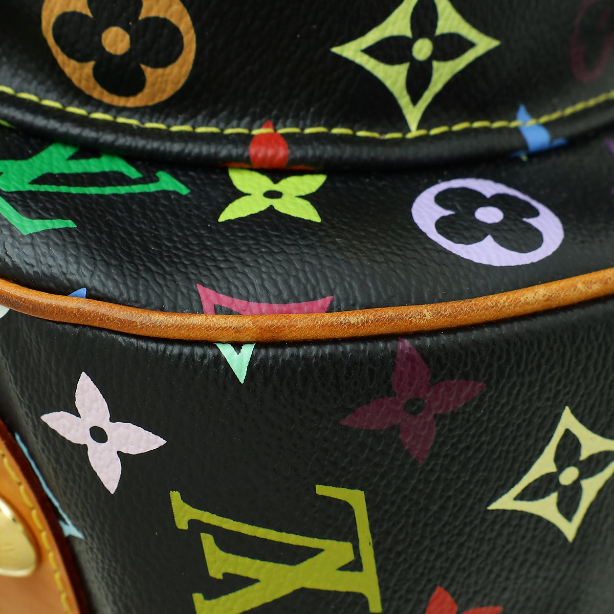 Louis Vuitton Black Monogram Multicolor Rita Bag