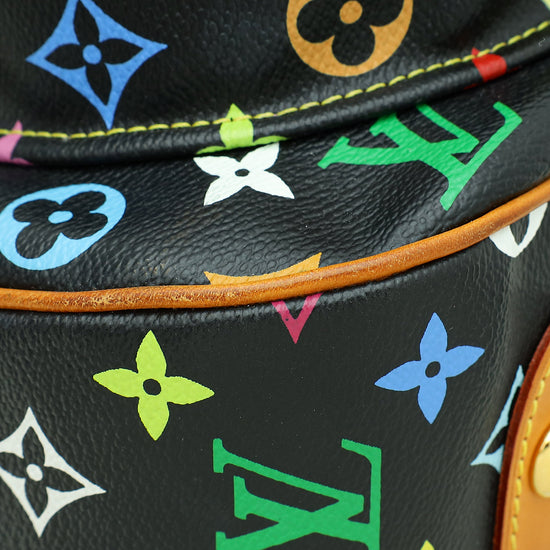 Louis Vuitton Black Monogram Multicolor Rita Bag