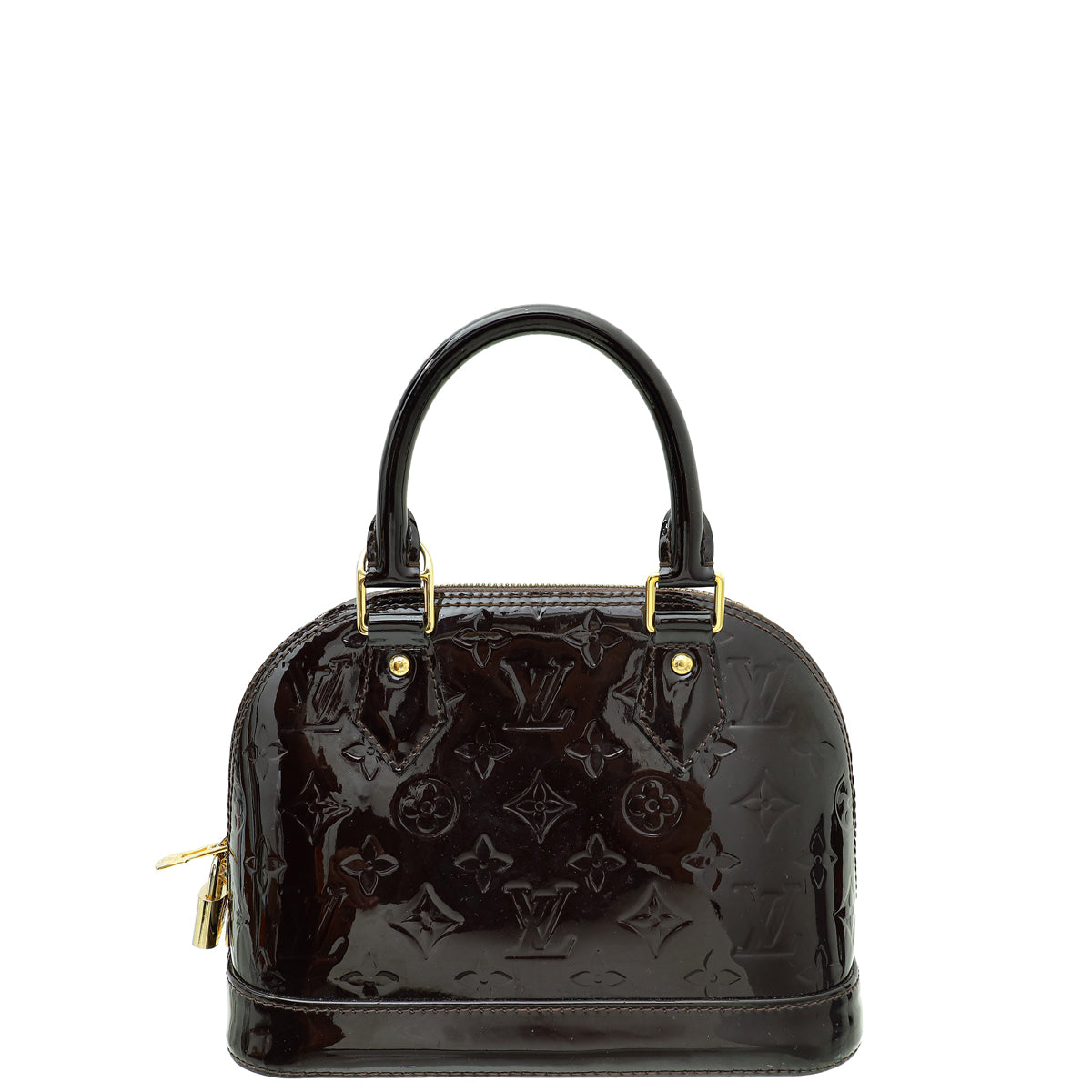 Louis Vuitton Monogram Vernis Alma BB Bag-Louis Vuitton-THE CLOSET