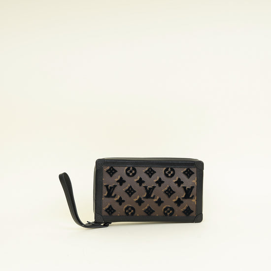 Louis Vuitton Bicolor Tuffetage Monogram Soft Trunk Clutch