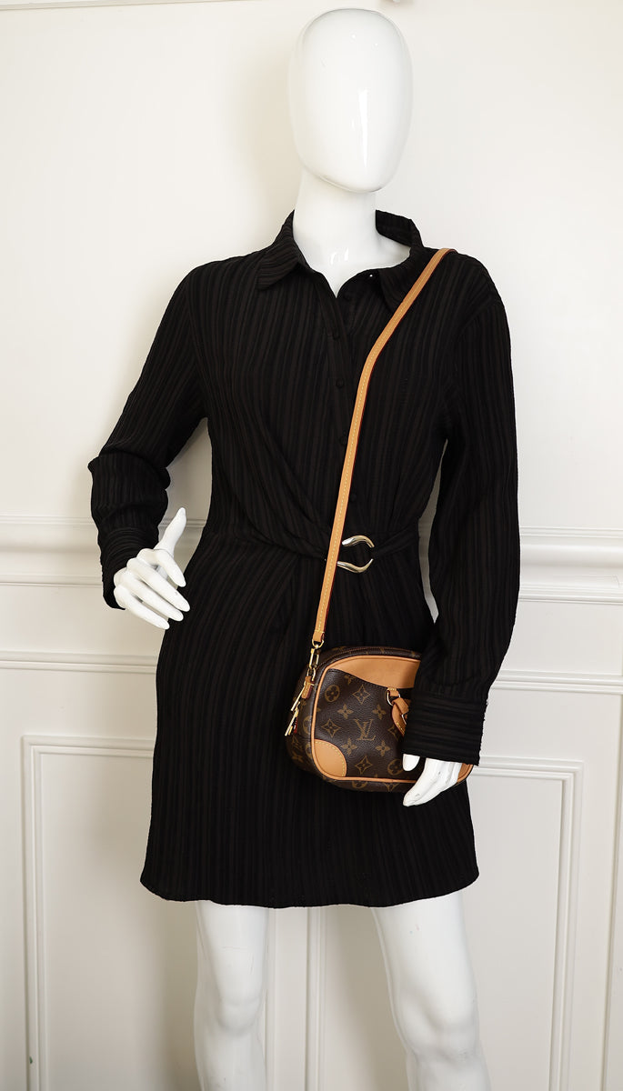 Louis Vuitton Brown Monogram Mini Deauville Bag-Louis Vuitton-THE CLOSET