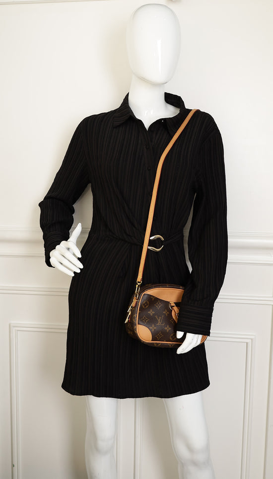 Louis Vuitton Brown Monogram Mini Deauville Bag-Louis Vuitton-THE CLOSET