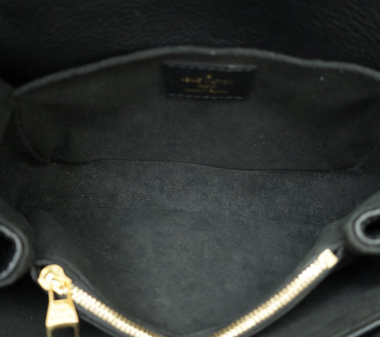 Louis Vuitton Black Monogram Empreinte Metis East West Bag