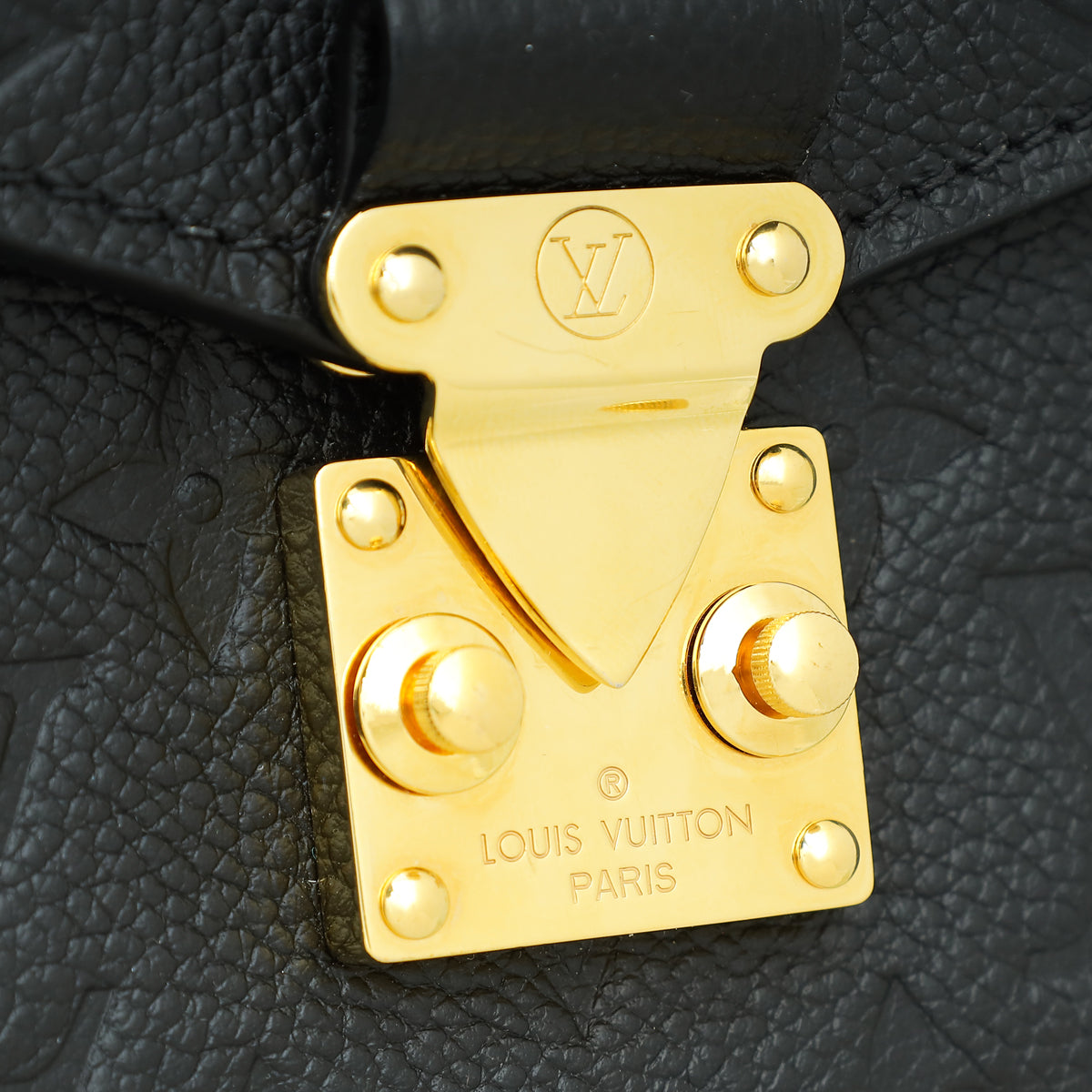 Louis Vuitton Black Monogram Empreinte Metis East West Bag