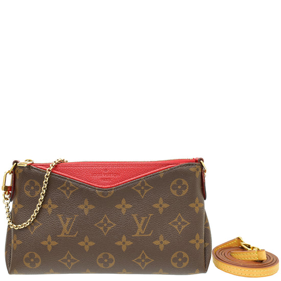 Louis Vuitton Bicolor Monogram Canvas Pallas Clutch Bag