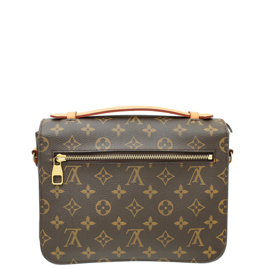 Louis Vuitton Brown Monogram Pochette Metis