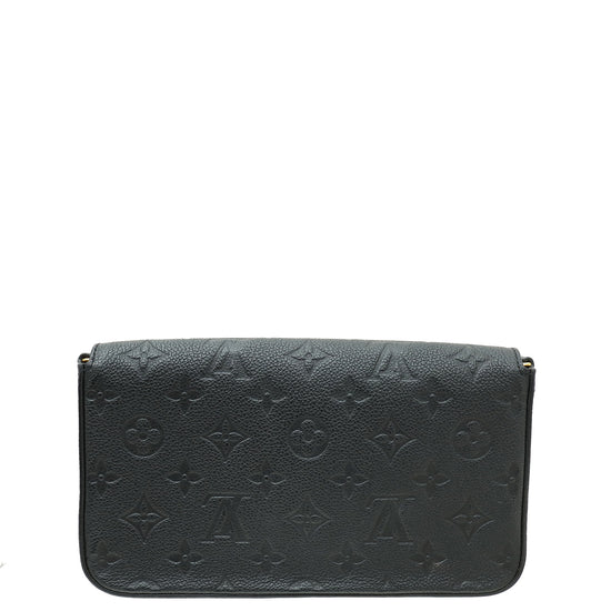 Louis Vuitton Noir Monogram Empreinte Felicie Pochette