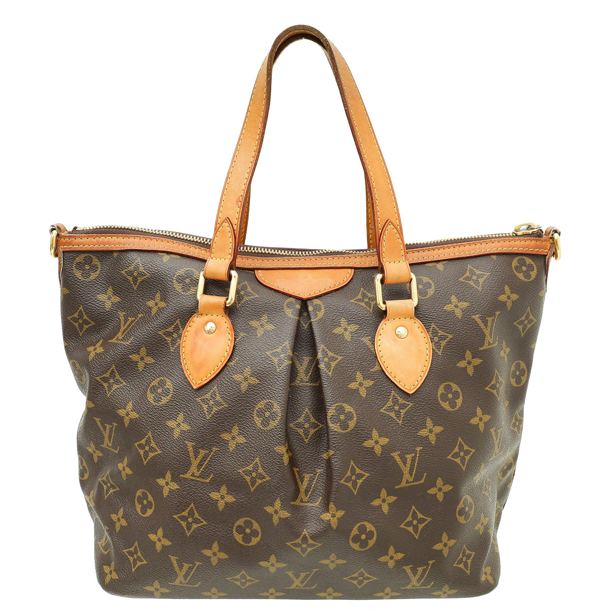 Louis Vuitton Brown Monogram Palermo PM Bag-Louis Vuitton-THE CLOSET