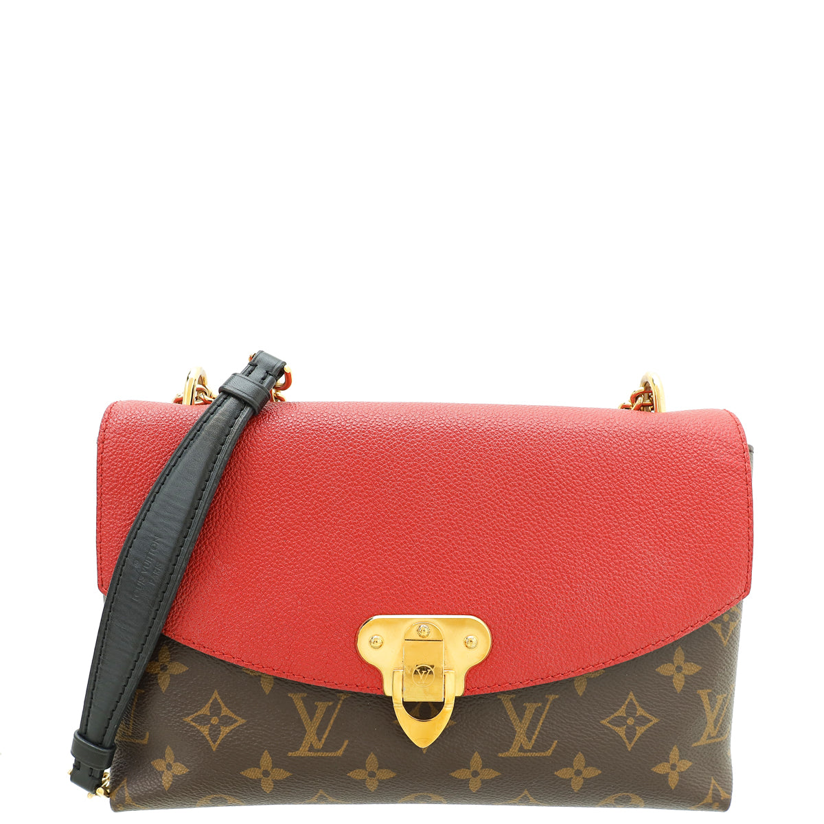 Louis Vuitton Monogram & Calf Saint Placide Bag-Louis Vuitton-THE CLOSET